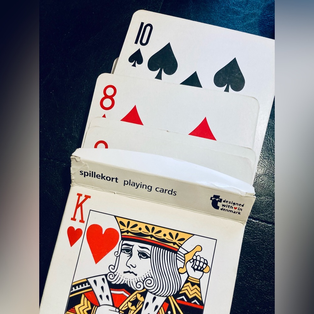 Oversized Playing Cards Jumbo  Spillekort Magic Tricks Full Deck Crafts 7.5" × 5